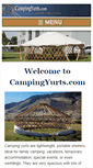 Mobile Screenshot of campingyurts.com